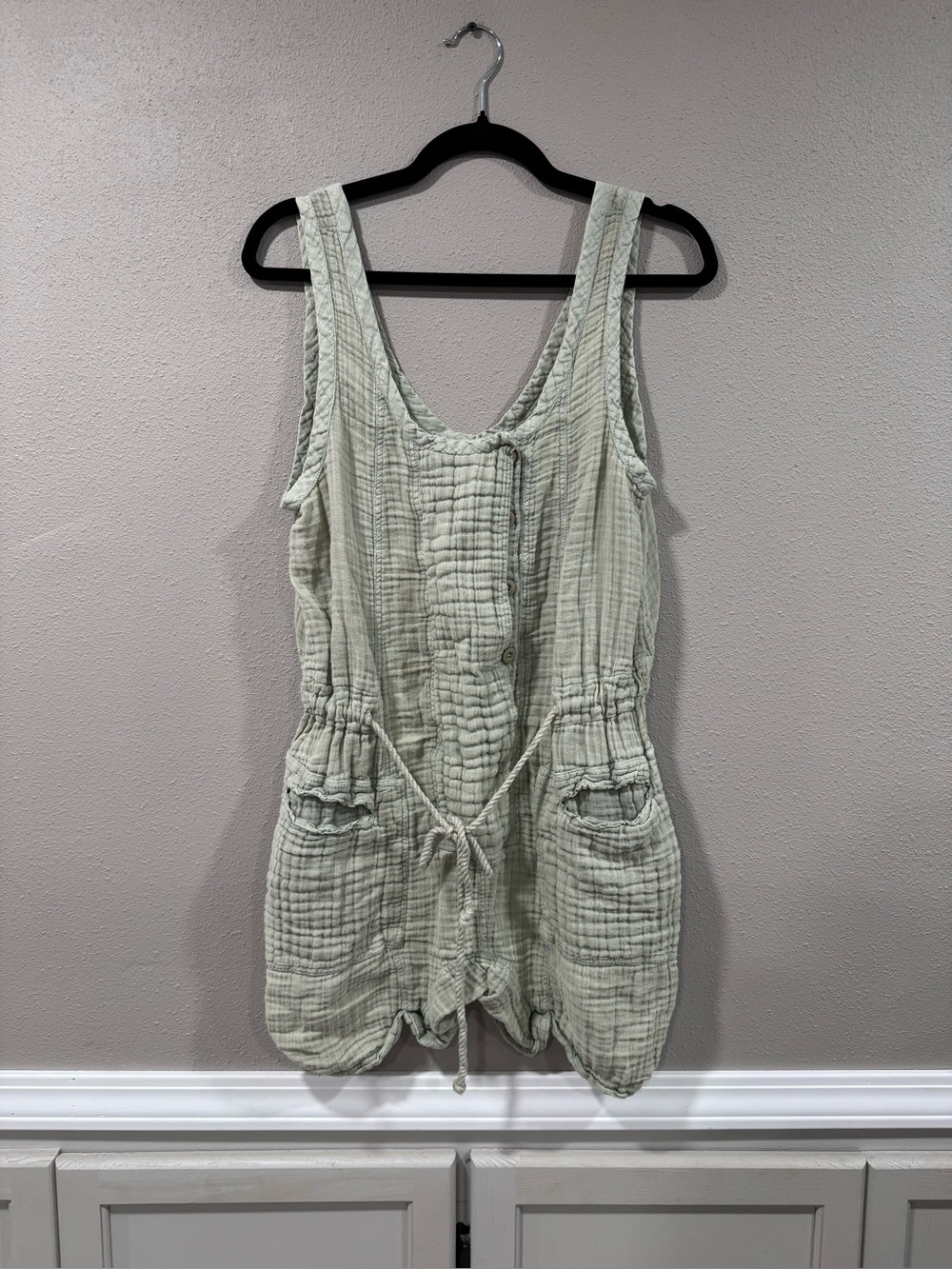Free People Gauze Romper - Picture 2 of 8
